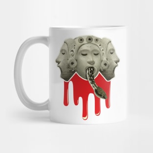 Death Mask with Destiny Serpent Mug